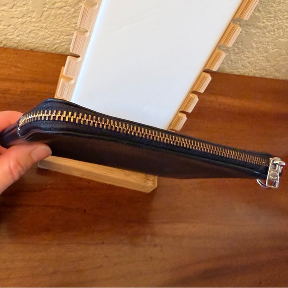 Coach Black Leather Wristlet - Picture 5 of 13